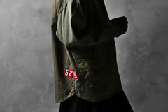 画像をギャラリービューアに読み込む, CHANGES VINTAGE REMAKE MILITARY HOODIE SHIRT-PARKA (KHAKI #C)