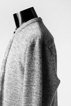 画像をギャラリービューアに読み込む, ierib MINIMAL SHIRT / COMPRESSED PILE KNIT (GREY)