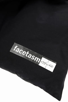 画像をギャラリービューアに読み込む, FACETASM x JIM LAMBIE LONG DOWN MUFFLER (BLACK)