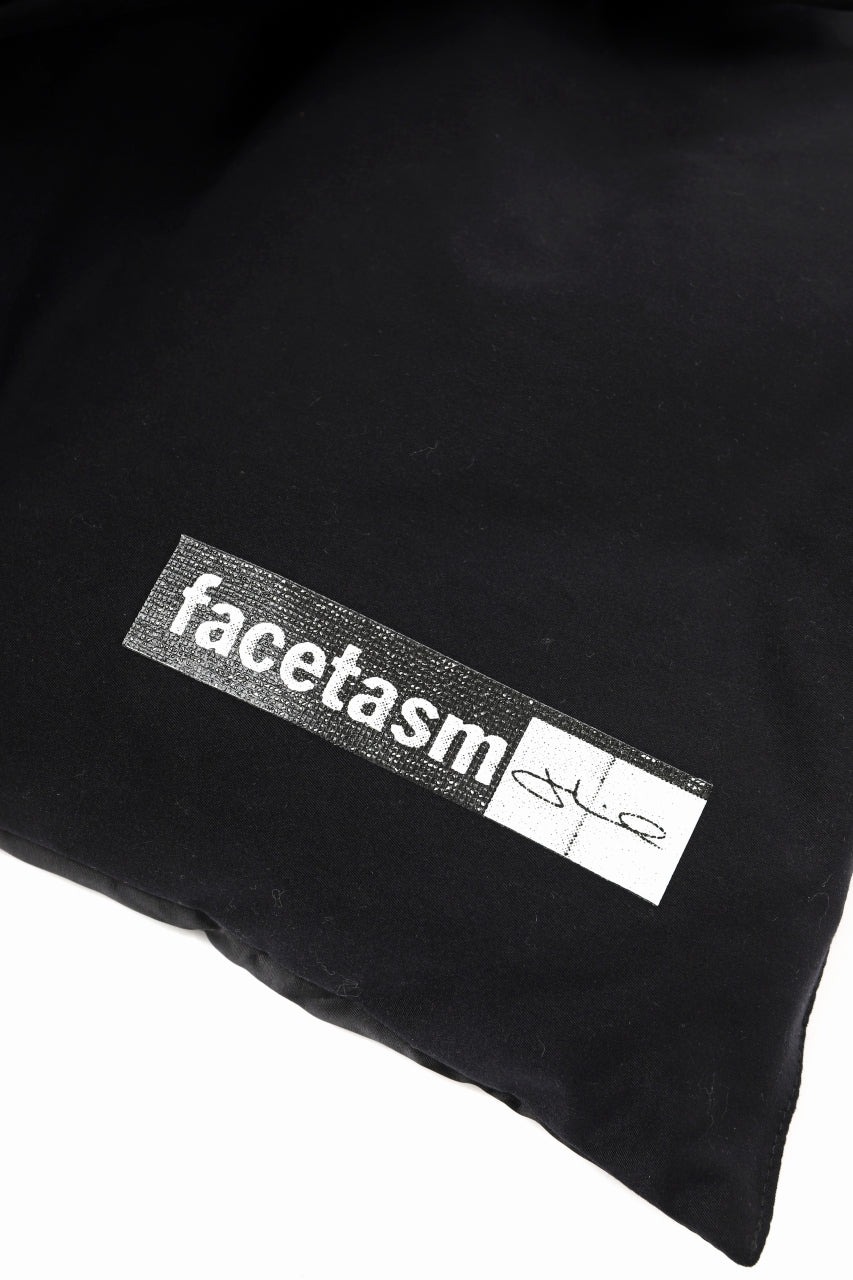 画像をギャラリービューアに読み込む, FACETASM x JIM LAMBIE LONG DOWN MUFFLER (BLACK)