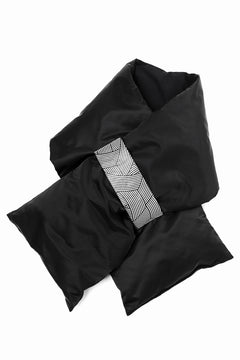 画像をギャラリービューアに読み込む, FACETASM x JIM LAMBIE LONG DOWN MUFFLER (BLACK)