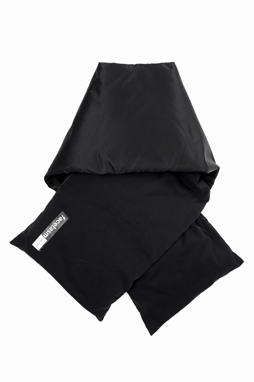 画像をギャラリービューアに読み込む, FACETASM x JIM LAMBIE LONG DOWN MUFFLER (BLACK)