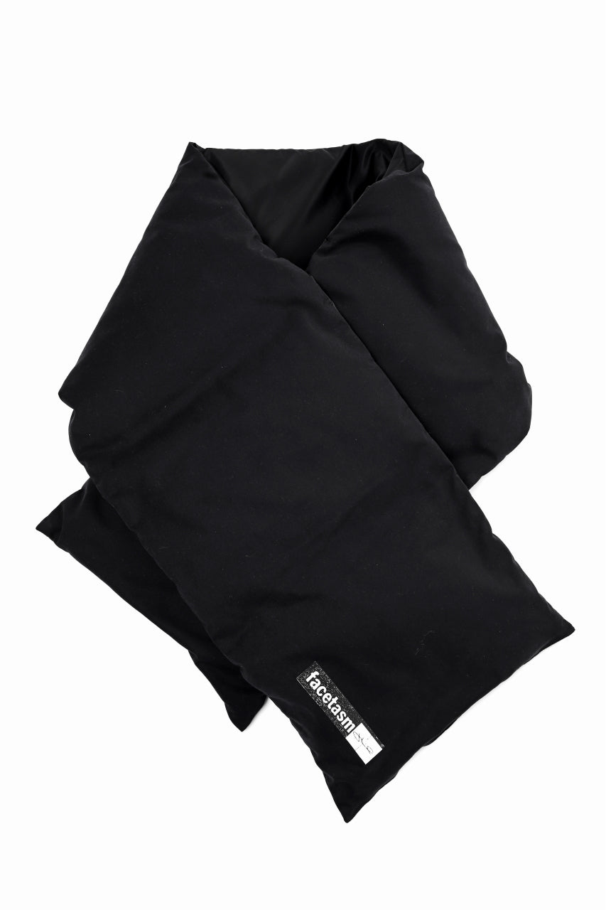 画像をギャラリービューアに読み込む, FACETASM x JIM LAMBIE LONG DOWN MUFFLER (BLACK)