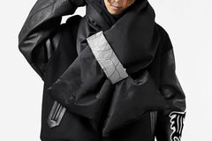 画像をギャラリービューアに読み込む, FACETASM x JIM LAMBIE LONG DOWN MUFFLER (BLACK)