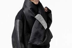 画像をギャラリービューアに読み込む, FACETASM x JIM LAMBIE LONG DOWN MUFFLER (BLACK)
