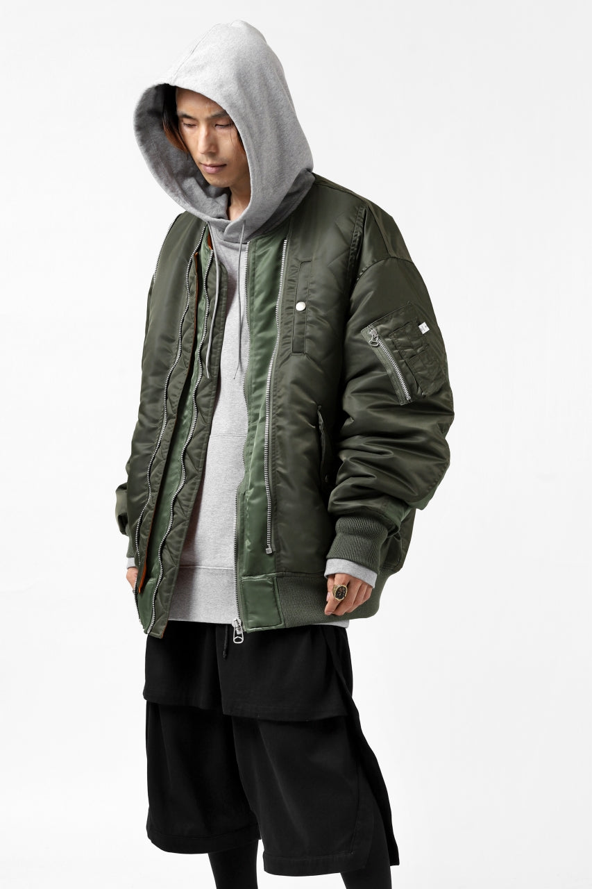 画像をギャラリービューアに読み込む, FACETASM BUG MA-1 JACKET (KHAKI)