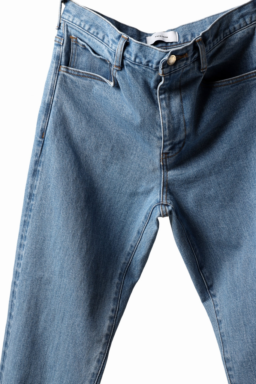 Load image into Gallery viewer, FACETASM CROPPED PRINT DENIM PANTS (INDIGO)