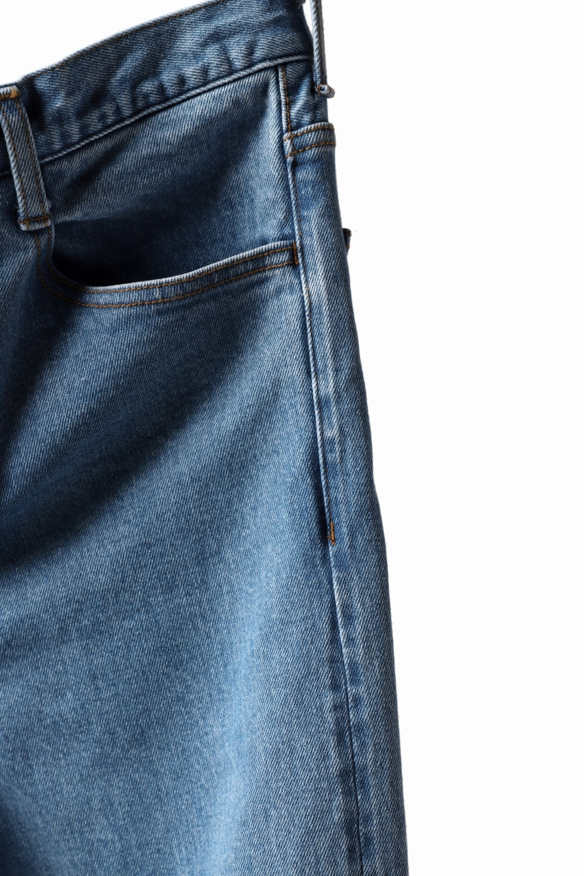 Load image into Gallery viewer, FACETASM CROPPED PRINT DENIM PANTS (INDIGO)