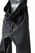 画像をギャラリービューアに読み込む, FACETASM SUPER BIG DENIM PANTS (BLACK)