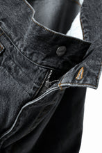 画像をギャラリービューアに読み込む, FACETASM SUPER BIG DENIM PANTS (BLACK)