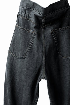 画像をギャラリービューアに読み込む, FACETASM SUPER BIG DENIM PANTS (BLACK)