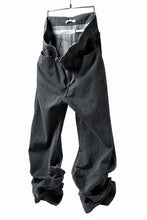 画像をギャラリービューアに読み込む, FACETASM SUPER BIG DENIM PANTS (BLACK)