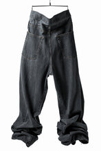 画像をギャラリービューアに読み込む, FACETASM SUPER BIG DENIM PANTS (BLACK)
