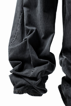 画像をギャラリービューアに読み込む, FACETASM SUPER BIG DENIM PANTS (BLACK)