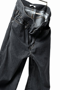 画像をギャラリービューアに読み込む, FACETASM SUPER BIG DENIM PANTS (BLACK)
