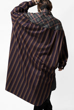 画像をギャラリービューアに読み込む, FACETASM HIGH-LOW ZIPPER SHIRT COAT (BROWN)