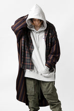 画像をギャラリービューアに読み込む, FACETASM HIGH-LOW ZIPPER SHIRT COAT (BROWN)