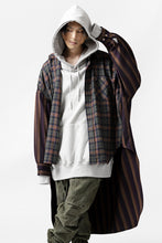 画像をギャラリービューアに読み込む, FACETASM HIGH-LOW ZIPPER SHIRT COAT (BROWN)