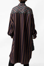 画像をギャラリービューアに読み込む, FACETASM HIGH-LOW ZIPPER SHIRT COAT (BROWN)