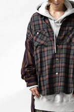 画像をギャラリービューアに読み込む, FACETASM HIGH-LOW ZIPPER SHIRT COAT (BROWN)