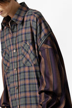 画像をギャラリービューアに読み込む, FACETASM HIGH-LOW ZIPPER SHIRT COAT (BROWN)