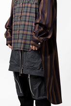 画像をギャラリービューアに読み込む, FACETASM HIGH-LOW ZIPPER SHIRT COAT (BROWN)