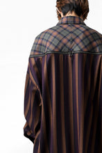 画像をギャラリービューアに読み込む, FACETASM HIGH-LOW ZIPPER SHIRT COAT (BROWN)