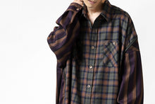 画像をギャラリービューアに読み込む, FACETASM HIGH-LOW ZIPPER SHIRT COAT (BROWN)
