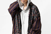 画像をギャラリービューアに読み込む, FACETASM HIGH-LOW ZIPPER SHIRT COAT (BROWN)