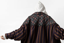 画像をギャラリービューアに読み込む, FACETASM HIGH-LOW ZIPPER SHIRT COAT (BROWN)
