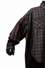 画像をギャラリービューアに読み込む, FACETASM HIGH-LOW ZIPPER SHIRT COAT (BROWN)