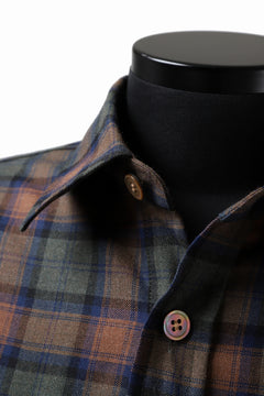 画像をギャラリービューアに読み込む, FACETASM HIGH-LOW ZIPPER SHIRT COAT (BROWN)