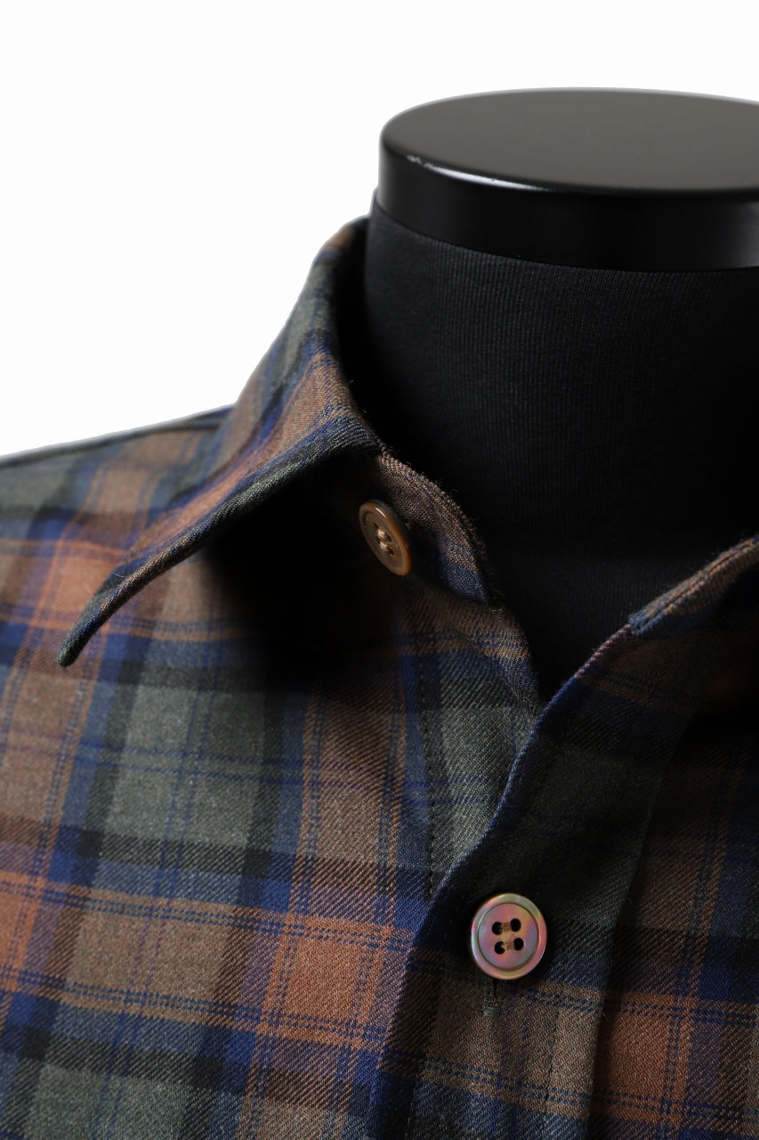 画像をギャラリービューアに読み込む, FACETASM HIGH-LOW ZIPPER SHIRT COAT (BROWN)