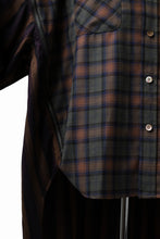 画像をギャラリービューアに読み込む, FACETASM HIGH-LOW ZIPPER SHIRT COAT (BROWN)