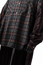 画像をギャラリービューアに読み込む, FACETASM HIGH-LOW ZIPPER SHIRT COAT (BROWN)