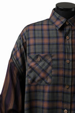 画像をギャラリービューアに読み込む, FACETASM HIGH-LOW ZIPPER SHIRT COAT (BROWN)
