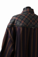 画像をギャラリービューアに読み込む, FACETASM HIGH-LOW ZIPPER SHIRT COAT (BROWN)