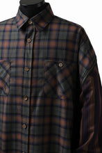 画像をギャラリービューアに読み込む, FACETASM HIGH-LOW ZIPPER SHIRT COAT (BROWN)