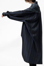 画像をギャラリービューアに読み込む, FACETASM HIGH-LOW ZIPPER SHIRT COAT (NAVY)