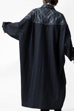 画像をギャラリービューアに読み込む, FACETASM HIGH-LOW ZIPPER SHIRT COAT (NAVY)