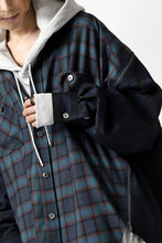 画像をギャラリービューアに読み込む, FACETASM HIGH-LOW ZIPPER SHIRT COAT (NAVY)