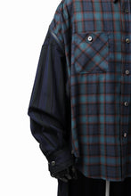 画像をギャラリービューアに読み込む, FACETASM HIGH-LOW ZIPPER SHIRT COAT (NAVY)