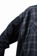 画像をギャラリービューアに読み込む, FACETASM HIGH-LOW ZIPPER SHIRT COAT (NAVY)