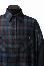 画像をギャラリービューアに読み込む, FACETASM HIGH-LOW ZIPPER SHIRT COAT (NAVY)