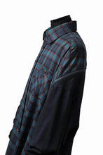 画像をギャラリービューアに読み込む, FACETASM HIGH-LOW ZIPPER SHIRT COAT (NAVY)