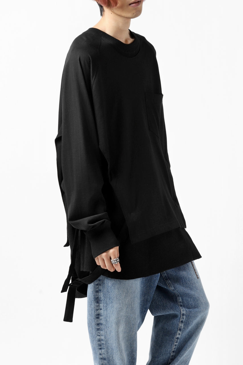 画像をギャラリービューアに読み込む, FACETASM DOCKING LAYER BUCKLE TOPS (BLACK)