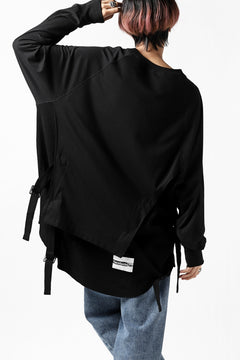 画像をギャラリービューアに読み込む, FACETASM DOCKING LAYER BUCKLE TOPS (BLACK)