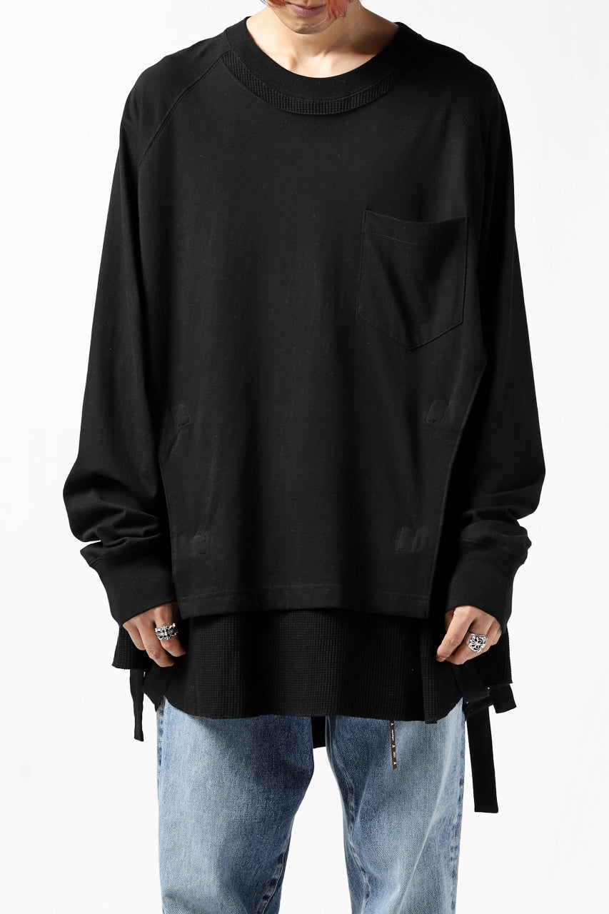 画像をギャラリービューアに読み込む, FACETASM DOCKING LAYER BUCKLE TOPS (BLACK)