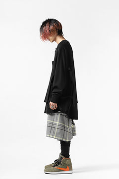 画像をギャラリービューアに読み込む, FACETASM DOCKING LAYER BUCKLE TOPS (BLACK)