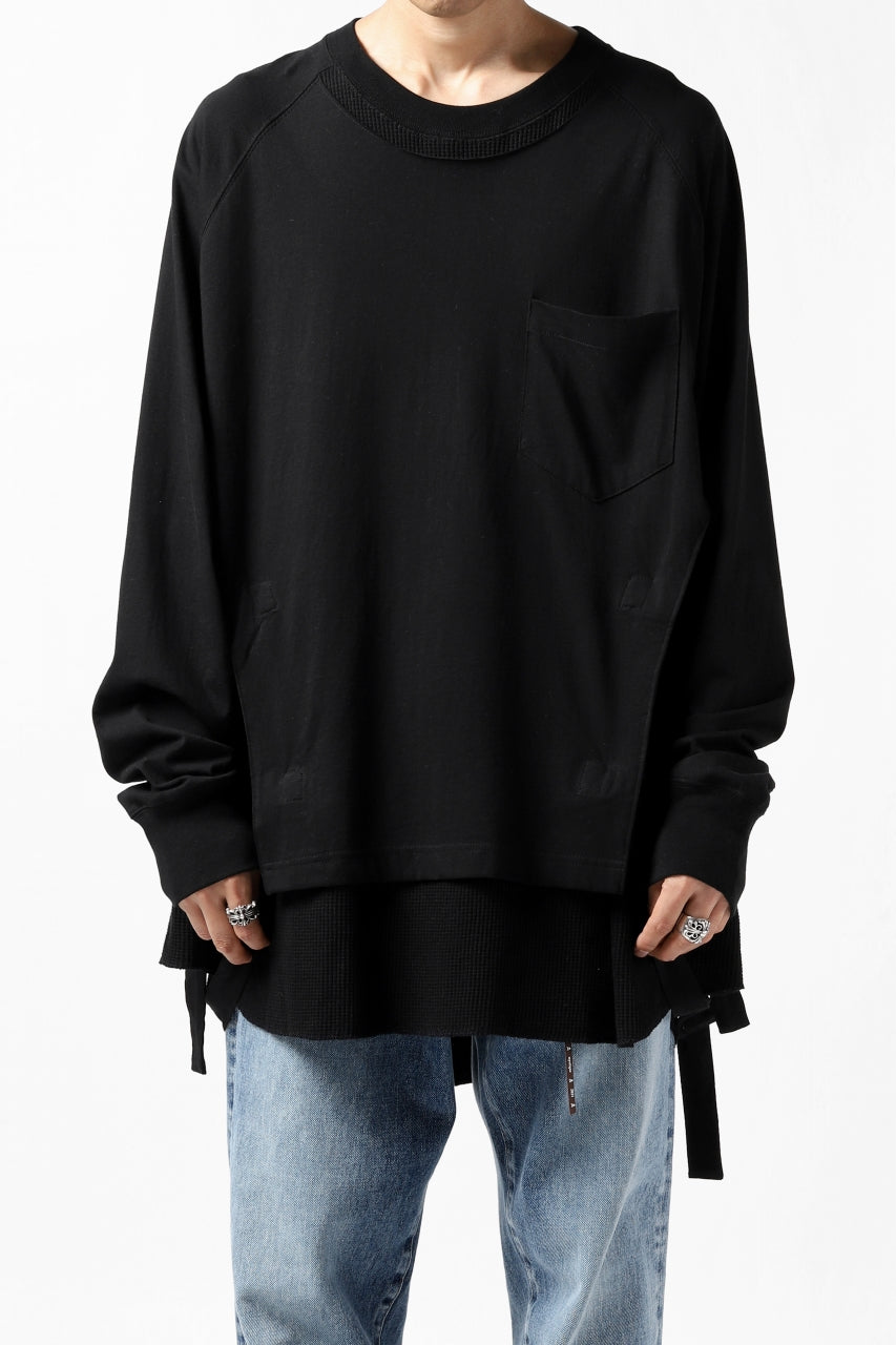画像をギャラリービューアに読み込む, FACETASM DOCKING LAYER BUCKLE TOPS (BLACK)